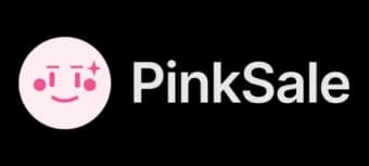 PinkSale logo hover state