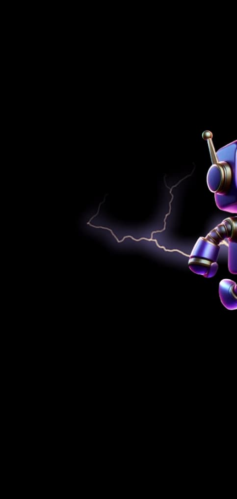 Right decorative bot illustration